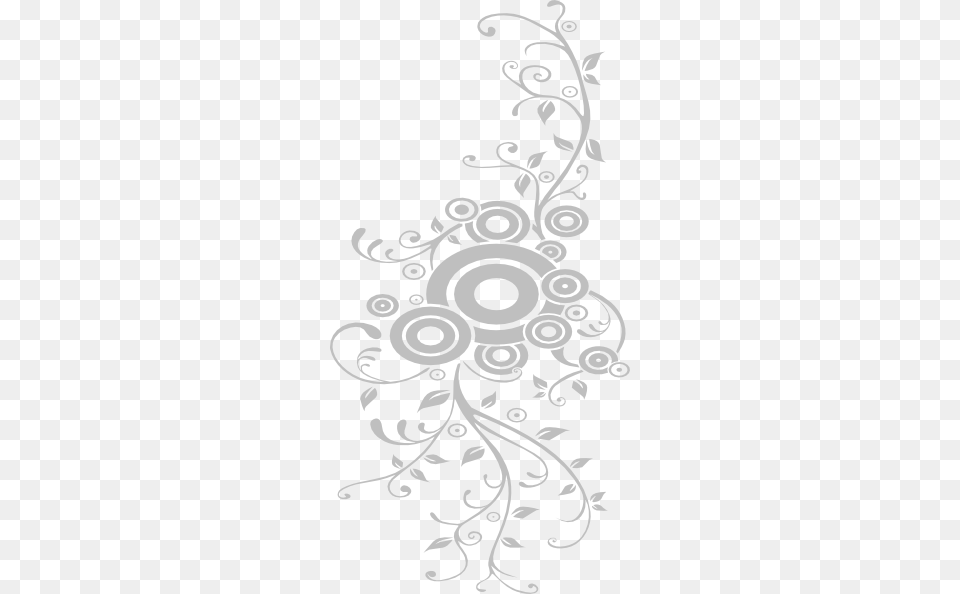 How To Set Use Grey Swirls Clipart, Art, Floral Design, Graphics, Pattern Free Png Download