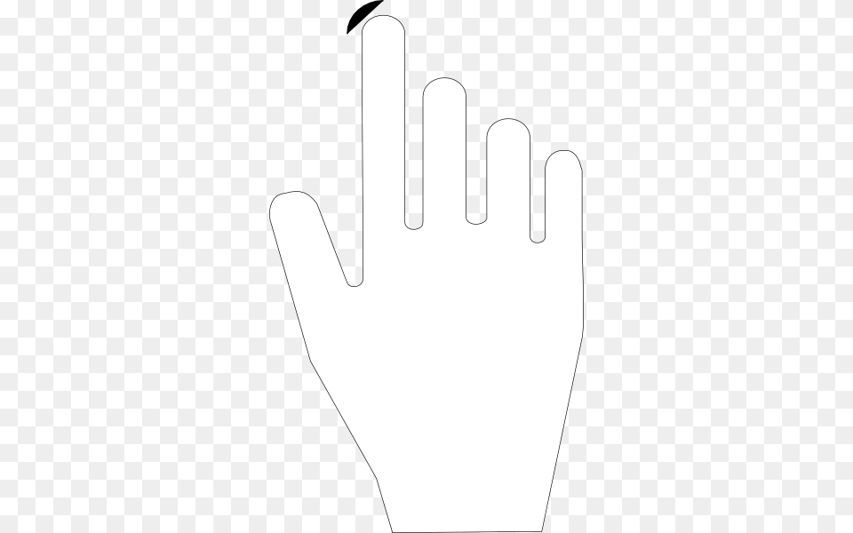How To Set Use Hand Cursor Clipart, Clothing, Cutlery, Fork, Glove Free Png