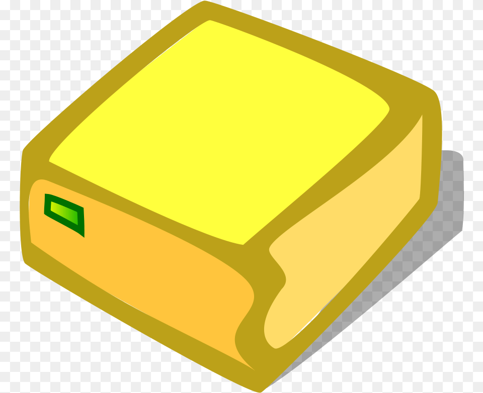 How To Set Use Hard Drive Clipart Icon, Butter, Food Png Image