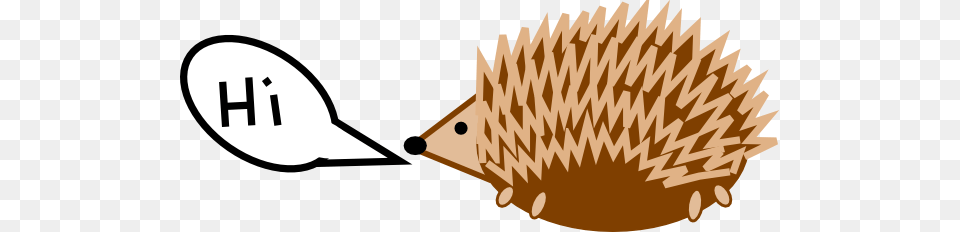 How To Set Use Hedgehog Talking Clipart, Cutlery, Spoon, Animal, Mammal Png