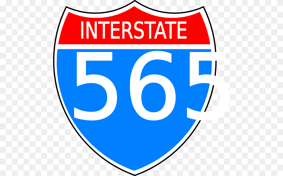 How To Set Use Interstate 565 Sign Clipart, Symbol, Logo Free Png Download