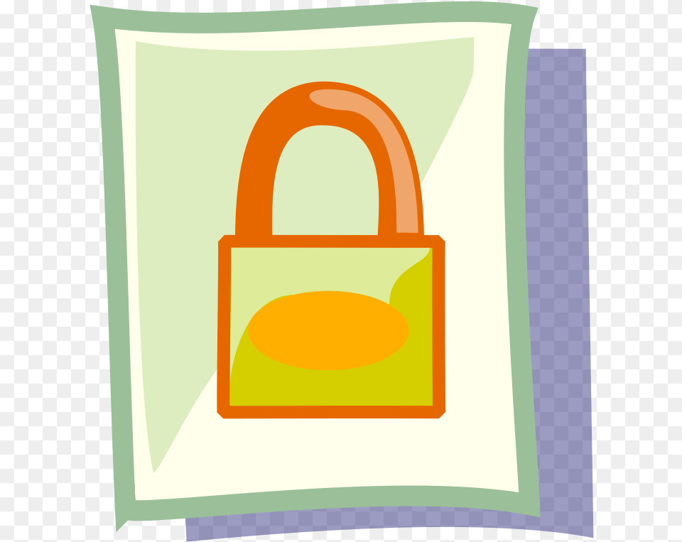 How To Set Use Lock Clipart Clipart File Lock, Bag Free Png