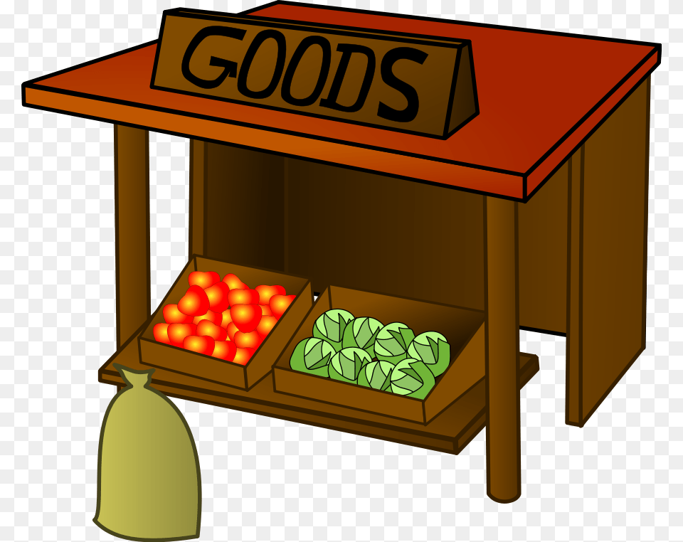 How To Set Use Market Icon Market Stall Clip Art, Furniture, Table, Food, Fruit Png