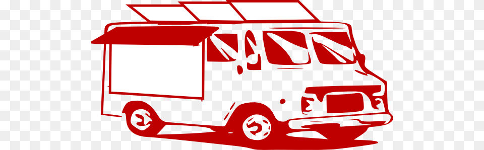 How To Set Use Mobile Food Truck Clipart, Transportation, Van, Vehicle, Bulldozer Png Image