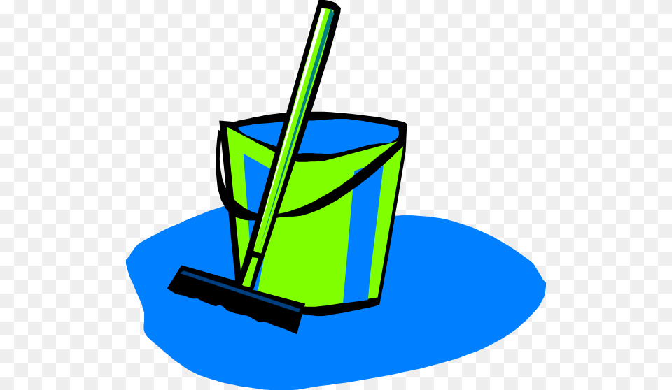 How To Set Use Mop And Bucket Blue Clipart, Cleaning, Person, Bulldozer, Machine Free Png Download