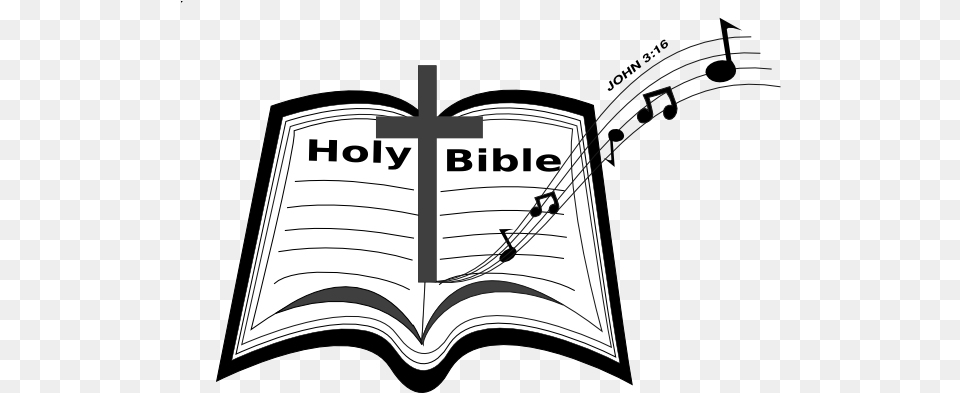 How To Set Use Music Bible Clipart Musical Notes And Bible, Book, Publication Free Transparent Png