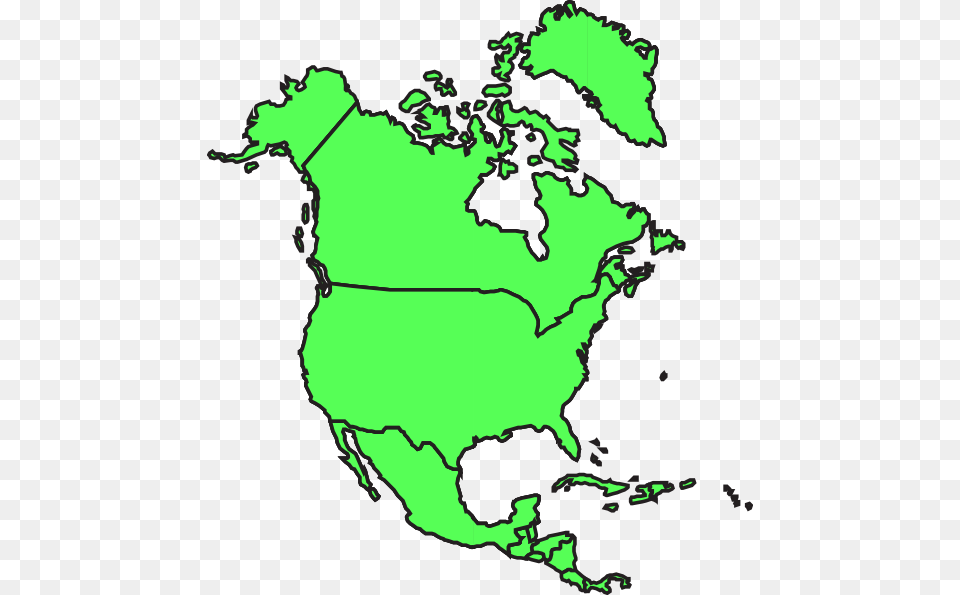 How To Set Use North Americaaaaaaaaaaaa Icon Outline North America Map, Chart, Plot, Atlas, Diagram Free Transparent Png