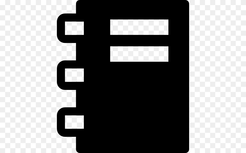 How To Set Use Notepad Icon Clipart Notepad Icon Black, Adapter, Electronics, Cutlery, Plug Png Image