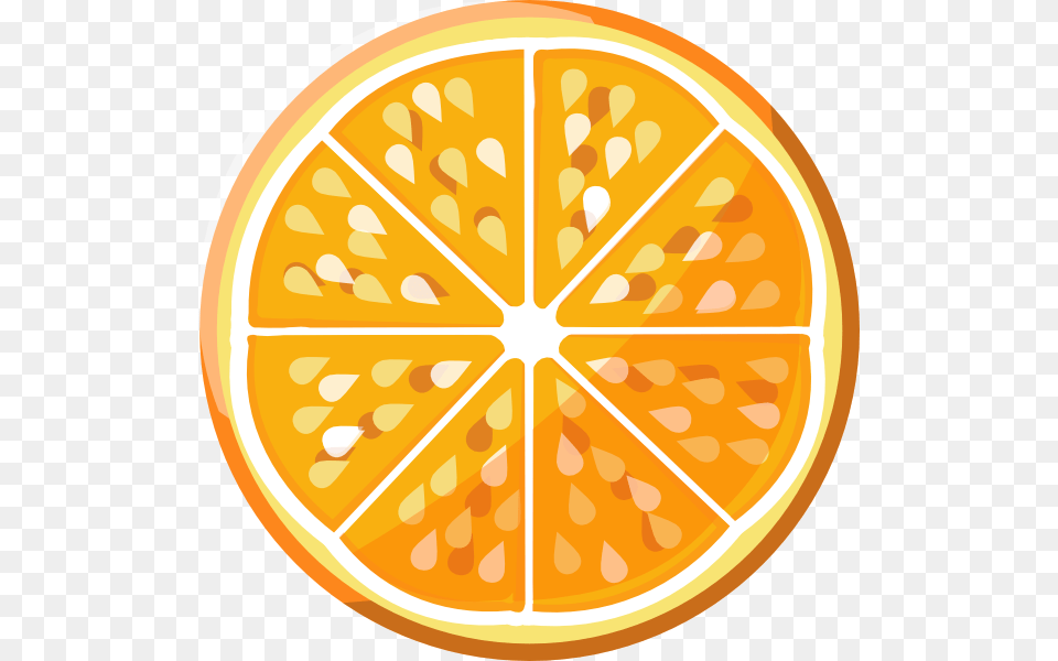 How To Set Use Orange Slice Clipart, Citrus Fruit, Food, Fruit, Plant Png Image