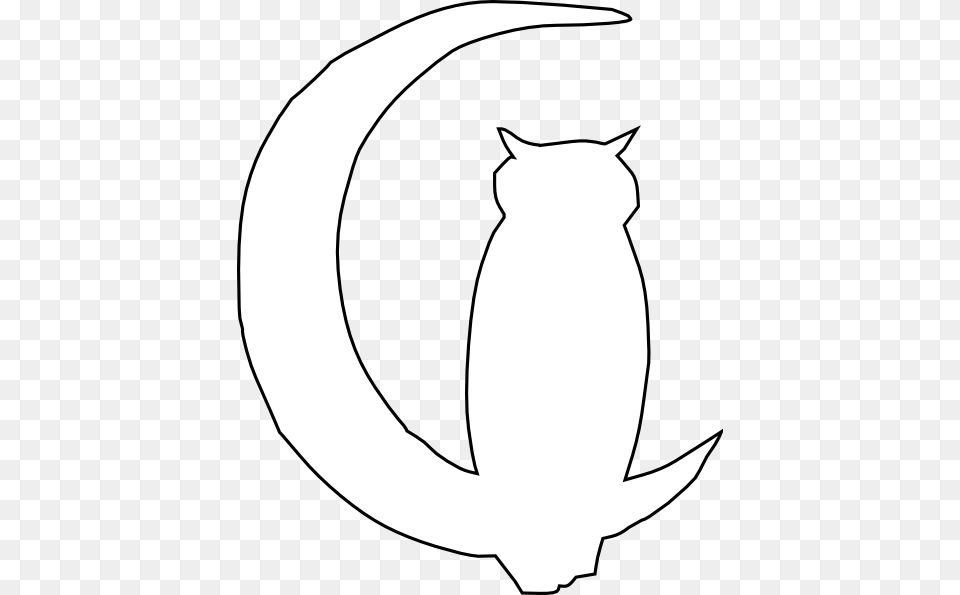 How To Set Use Owl Moon Svg Vector, Stencil Free Png