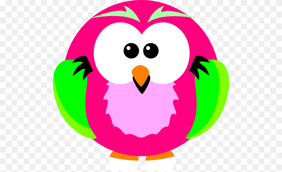 How To Set Use Pink And Green Owl Clipart Green And Pink Owl Png