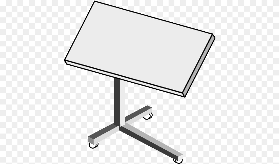How To Set Use Rolling Laptop Desk Icon, Furniture, Table Free Png Download