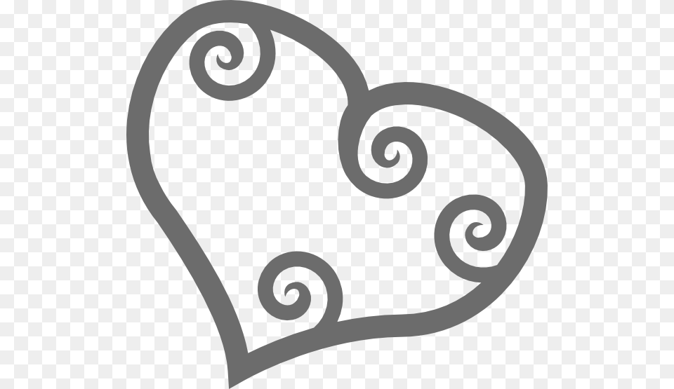 How To Set Use Single Scrollwork Heart Clipart Maori Art, Clothing, Hat, Swimwear, Cap Free Png