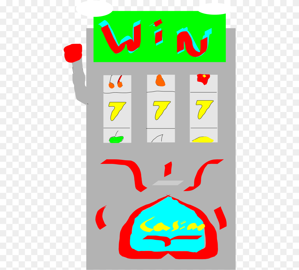 How To Set Use Slot Machine Clipart, Gambling, Game, Food, Ketchup Free Png Download