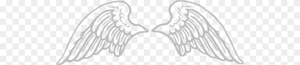 How To Set Use Stone Gray Angel Wings Clipart, Animal, Bird, Vulture, Beak Free Png