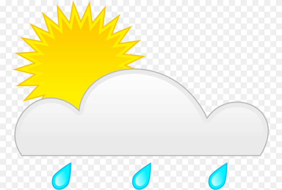 How To Set Use Sun Rain Clipart Sun And Rain, Logo, Light, Lighting, Nature Png Image