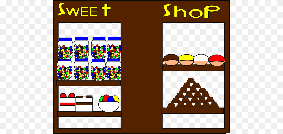How To Set Use The Sweet Shop Clipart Sweet Shop Clip Art, Food, Sweets, Accessories, Sunglasses Free Png
