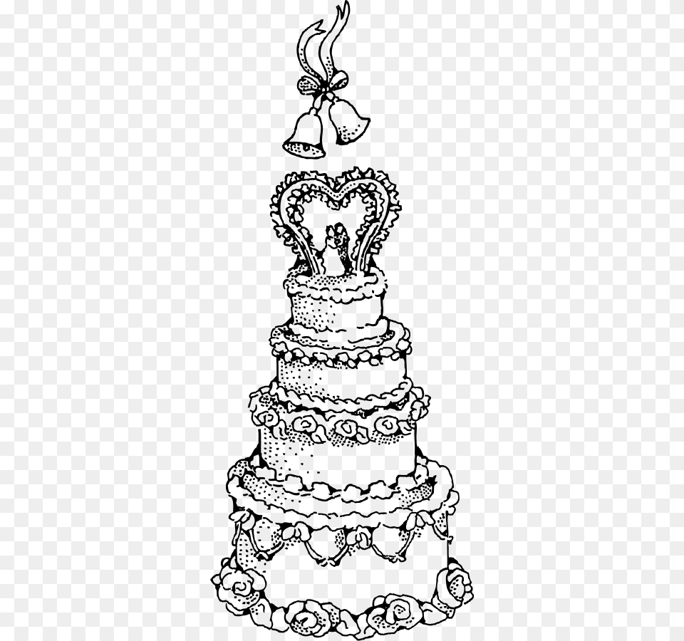 How To Set Use Wedding Cake Clipart, Gray Free Transparent Png