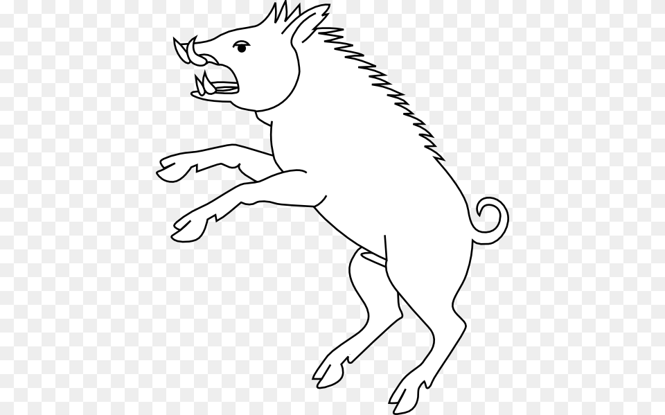 How To Set Use Wild Boar Svg Vector Wild Boar Cartoon, Animal, Kangaroo, Mammal, Pig Png