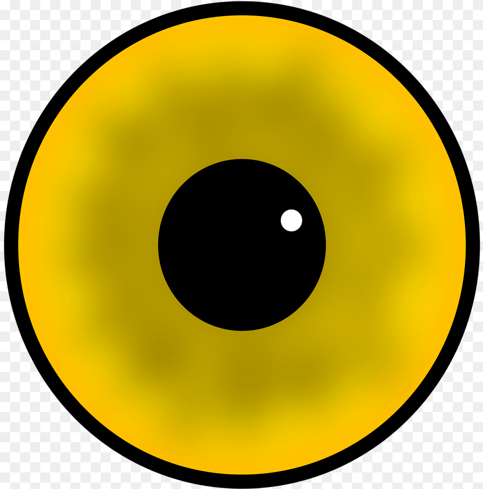 How To Set Use Yellow Eye Svg Vector, Nature, Night, Outdoors, Astronomy Free Png