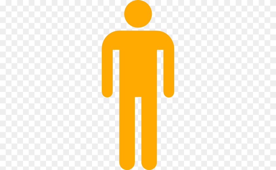 How To Set Use Yellow Standing Man Icon Clipart, Logo, Sign, Symbol Free Transparent Png