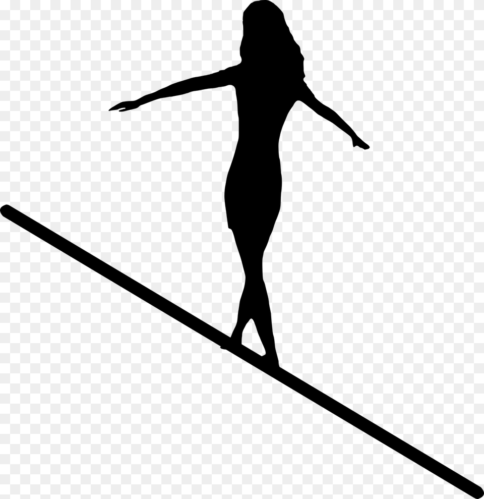 How To Stop Being The Tightrope Walker When Your Life Feels Like, Gray Free Png Download