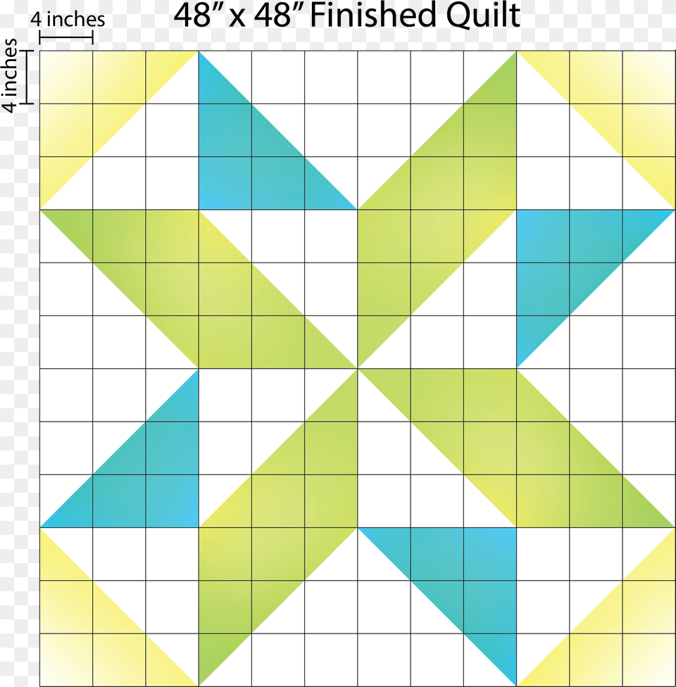 How To Supersize Quilt Blocks Quilt, Pattern, Tile, Triangle, Chess Free Png Download