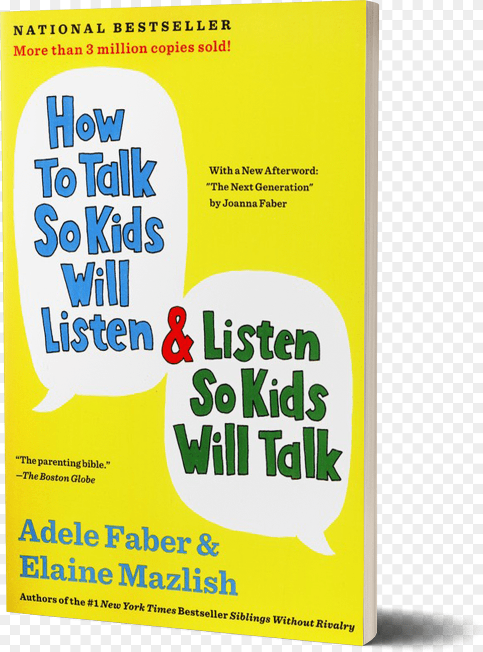 How To Talk So Kids Will Listen Poster, Advertisement, Book, Publication Free Png Download