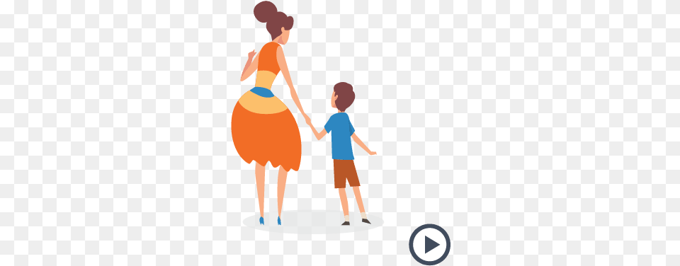 How To Talk To Your Child About Their Diagnosis With Mom Holding Hand Cartoon, Adult, Person, Male, Leisure Activities Free Transparent Png