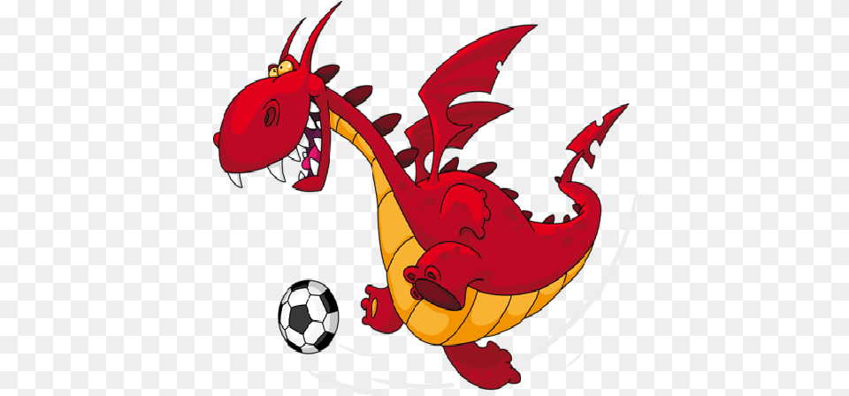 How To Train A Dragon Clipart Dragon Playing Soccer Cartoon, Ball, Football, Soccer Ball, Sport Png