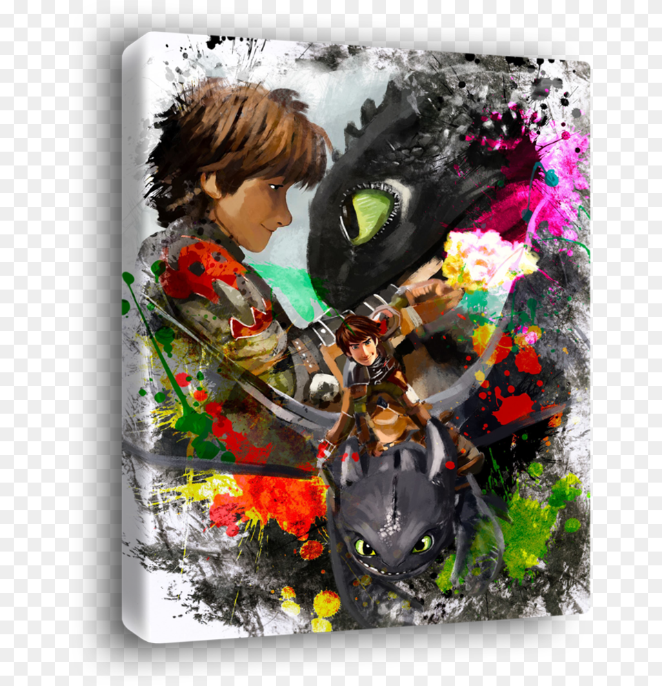 How To Train Your Dragon Canvas Floral Design, Art, Clothing, Collage, Dress Free Transparent Png