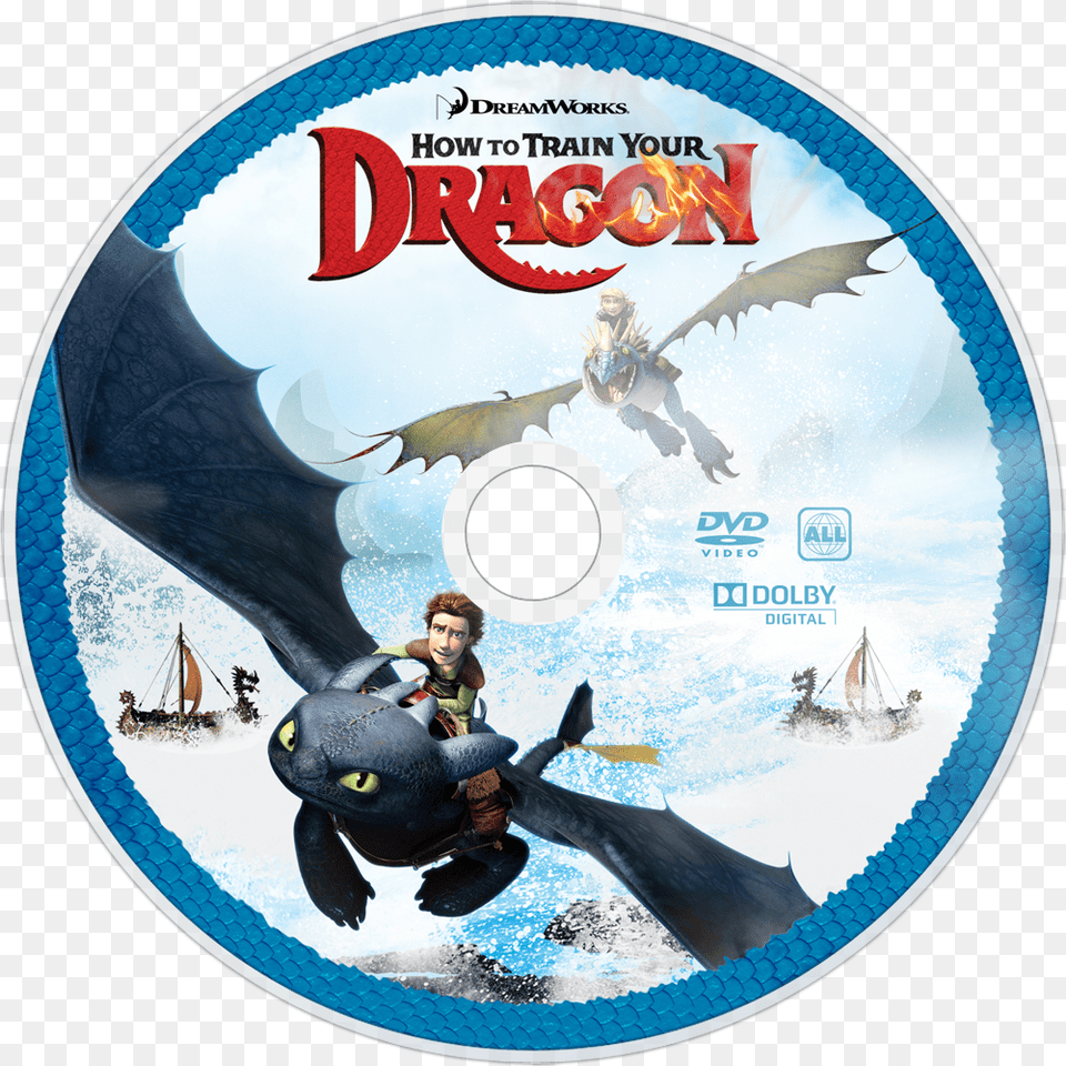 How To Train Your Dragon Dvd Disc Image Dreamworks How To Train Your Dragon Dvd, Disk, Person, Face, Head Free Png Download