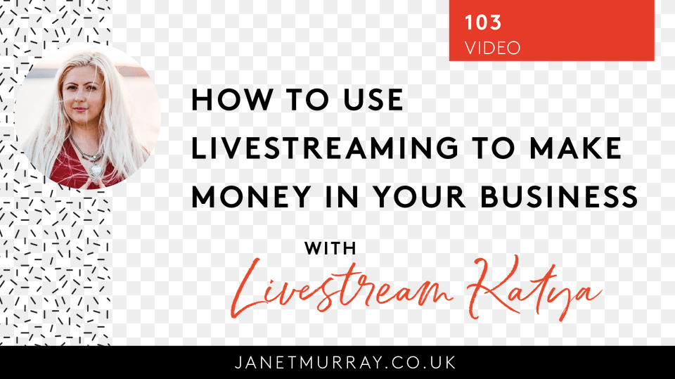 How To Use Livestreaming To Make Money In Your Business Blond, Adult, Person, Woman, Female Free Png