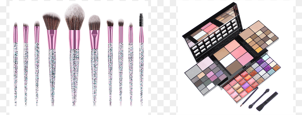How To Use Makeup Brush Kit De Sombras De Ojos Para, Device, Tool, Chess, Game Free Png Download