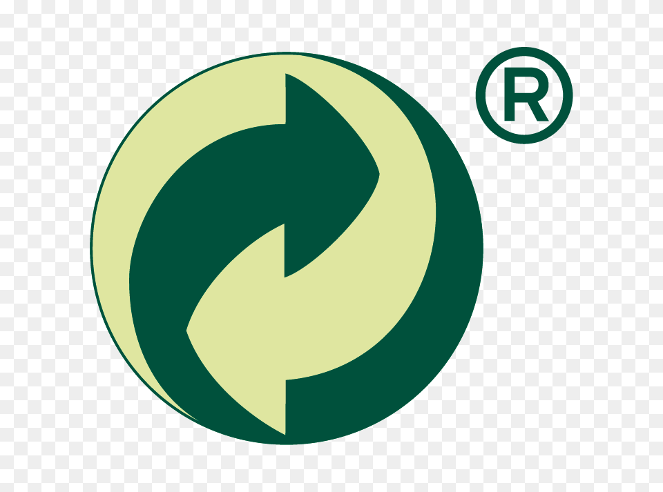 How To Use The Green Dot On Packaging, Logo, Symbol, Astronomy, Moon Free Png Download