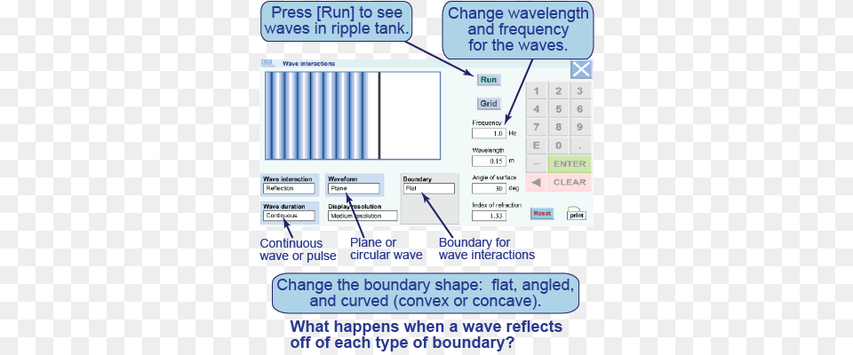 How To Use The Interactive Simulation Of A Ripple Tank Ripple Tank, Text Png