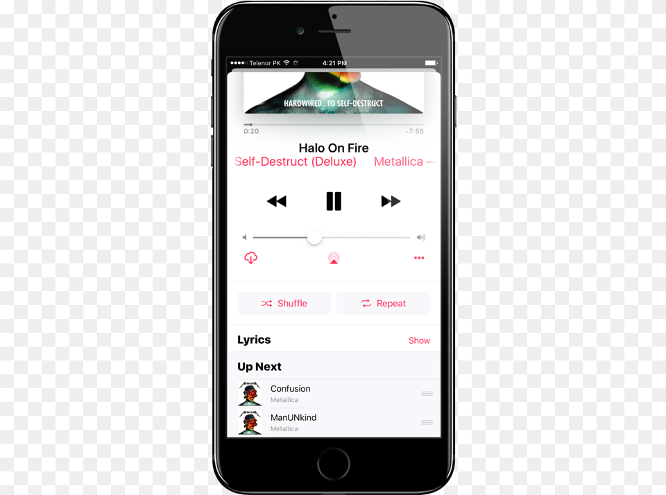 How To View Song Lyrics In Ios Music App On Iphone Whentowork Mobile, Electronics, Mobile Phone, Phone, Person Free Png Download