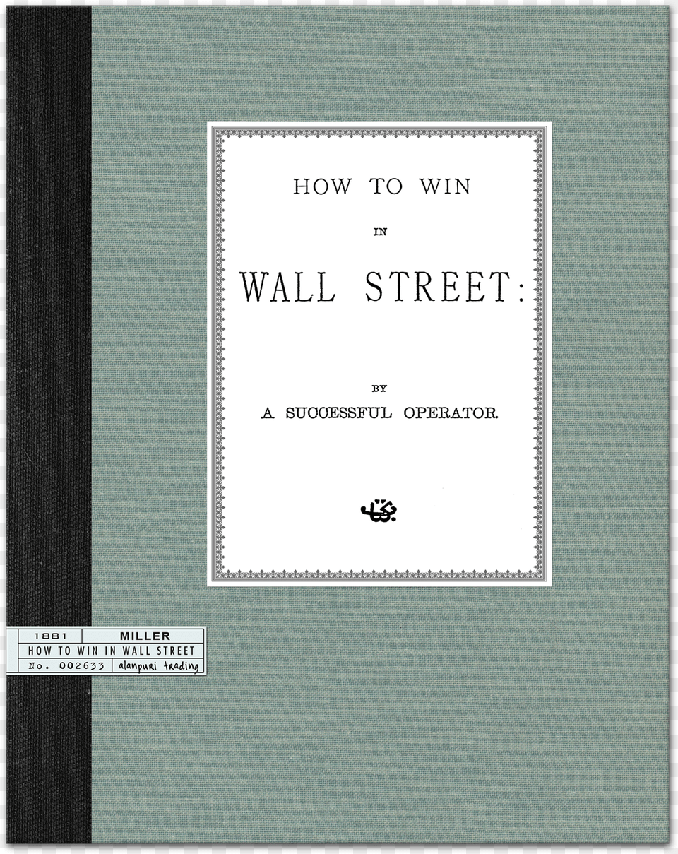 How To Win In Wall Street By A Successful Operator Paper, Page, Text, Book, Publication Png