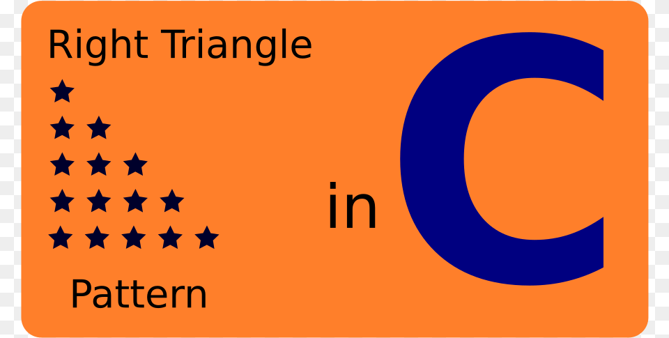 How To Write The Right Angle Triangle Pattern Using Council Of Europe, Text Free Transparent Png