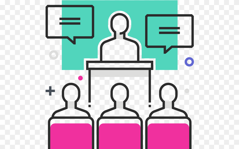 How Will Your Audience Feel About All This Conference Icon Color, People, Person, Crowd Png Image