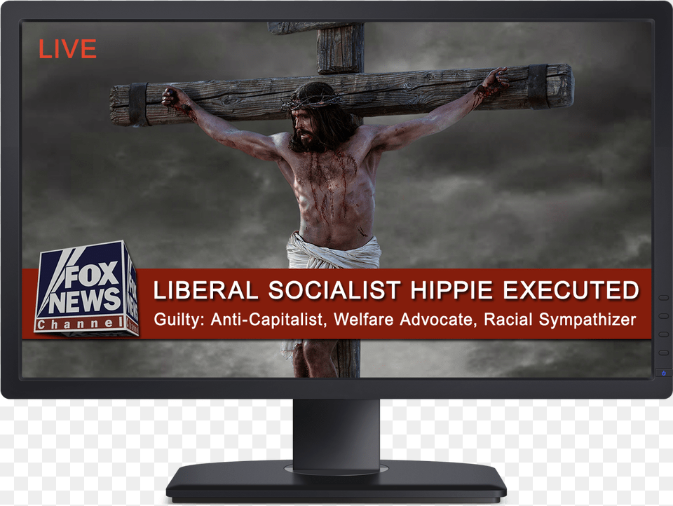 How Would Fox News View The Life Of Jesus Passion Ofthe Christ Cross, Computer Hardware, Electronics, Symbol, Hardware Free Png Download