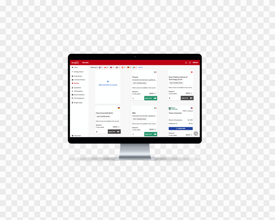 How Your Students Can Shortlist Any University In The World, Computer Hardware, Electronics, Hardware, Monitor Free Png Download