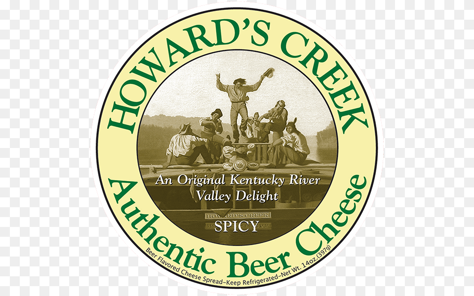 Howard S Creek Authentic Beer Kentucky Cheese Label Label, Adult, Female, Person, Woman Free Png