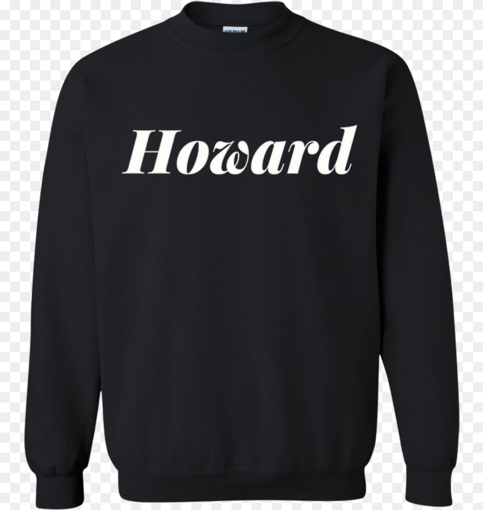 Howard University Classic Crewneck Pullover Sweatshirt Sweatshirt, Clothing, Knitwear, Sweater, Hoodie Png Image