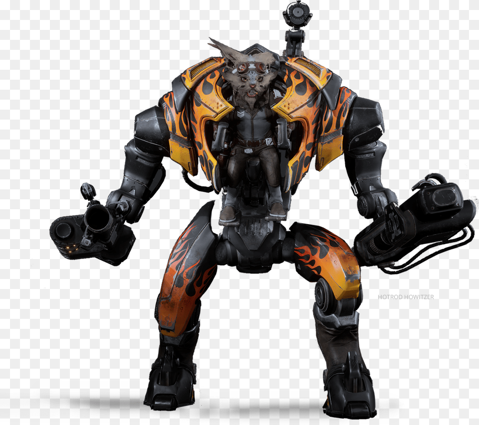 Howitzerhotrod Heroes From Games, Toy, Robot, Adult, Male Free Transparent Png