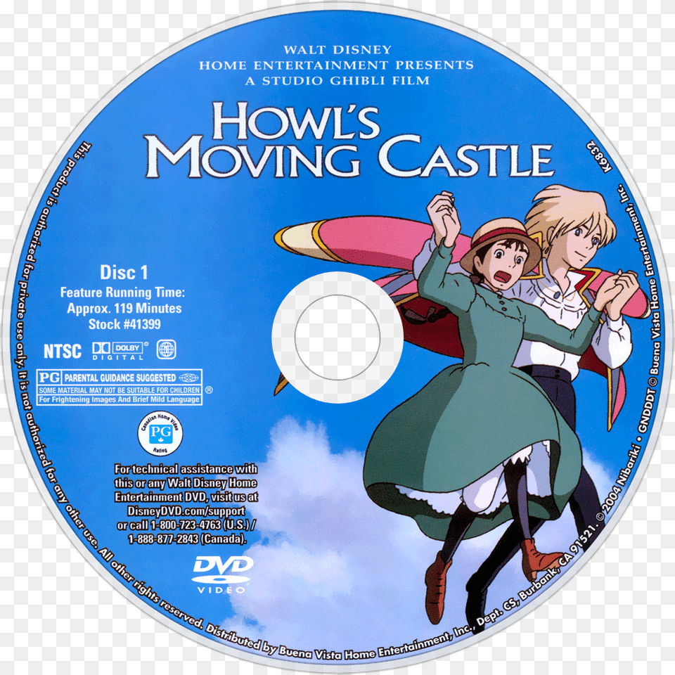 Howl S Moving Castle Wallpaper Download Beautiful, Disk, Dvd, Person, Face Free Transparent Png