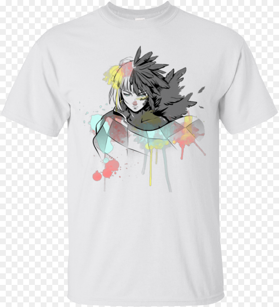 Howl Watercolor Ghibli T Shirt Watercolor T Shirt, Clothing, T-shirt, Face, Head Png Image