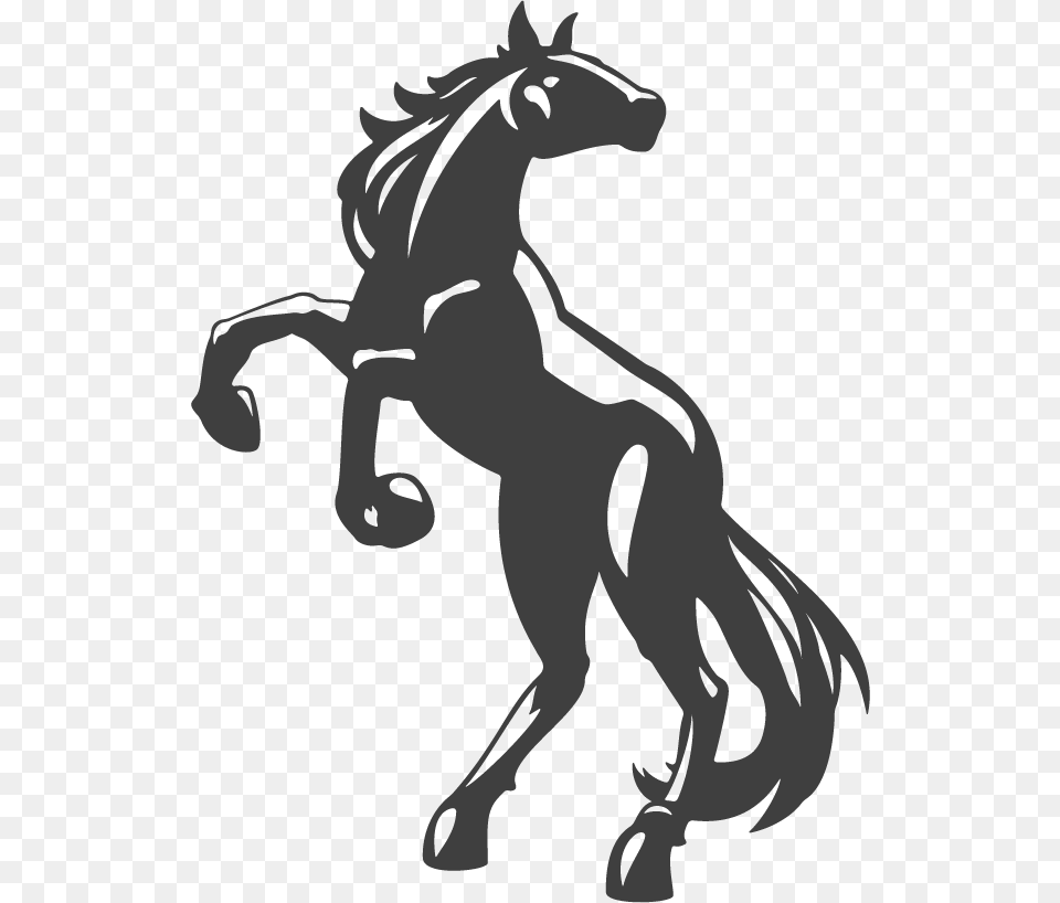 Howling Dark Horse Vector Material Samuel Gaines Academy Of Emerging Technologies, Stencil, Animal, Colt Horse, Mammal Free Png