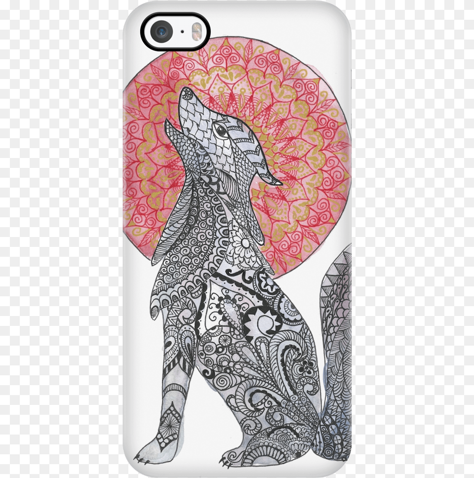 Howling Spirit Wolf, Art, Doodle, Drawing, Pattern Free Transparent Png