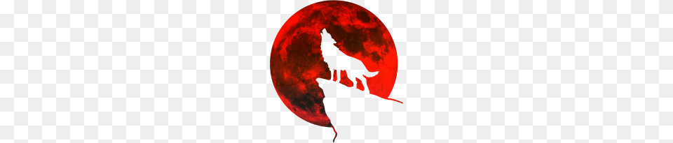 Howling Wolf Blood Moon Full Moon Gift Wilderness, Astronomy, Nature, Night, Outdoors Png Image